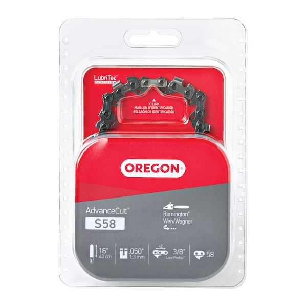 Oregon Oregon AdvanceCut S58 16 in. Chainsaw Chain 58 links S58 - main